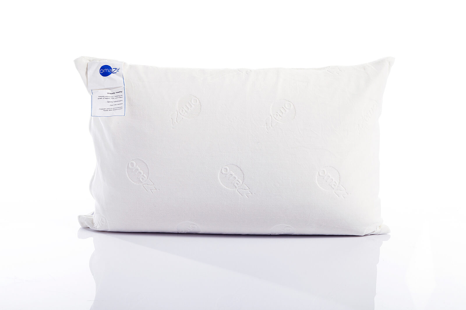 Omazz® Natural Latex Foam Pillow Authentic Talatech™ Mattress City